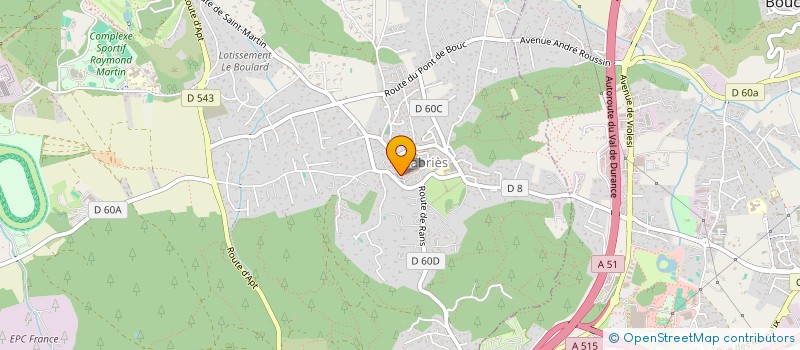 localisation de l'entreprise OSMOZ  CABRIES