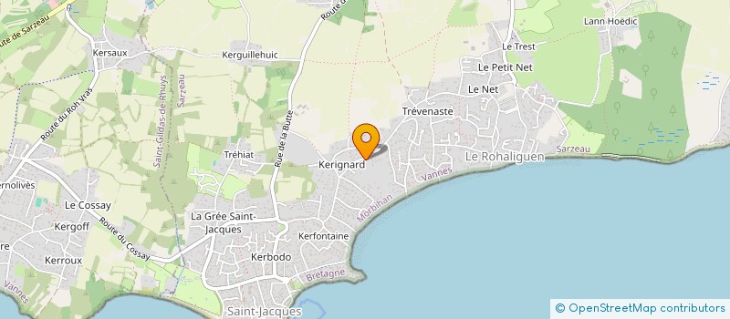 localisation de l'entreprise OSMOZ  SARZEAU