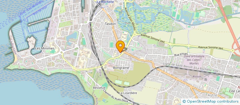 localisation de l'entreprise OSMOZ IMMO  LA ROCHELLE