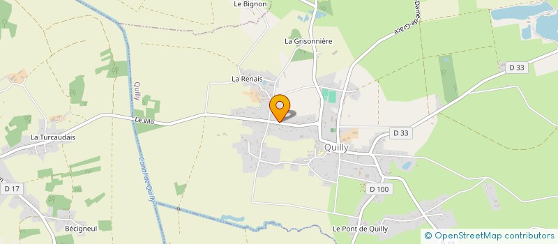 localisation de l'entreprise OSMOZ SOUNDSYSTEM  QUILLY