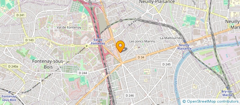 localisation de l'entreprise OSMOZE à LE PERREUX-SUR-MARNE
