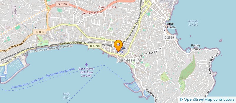 localisation de l'entreprise OSMS à ANTIBES