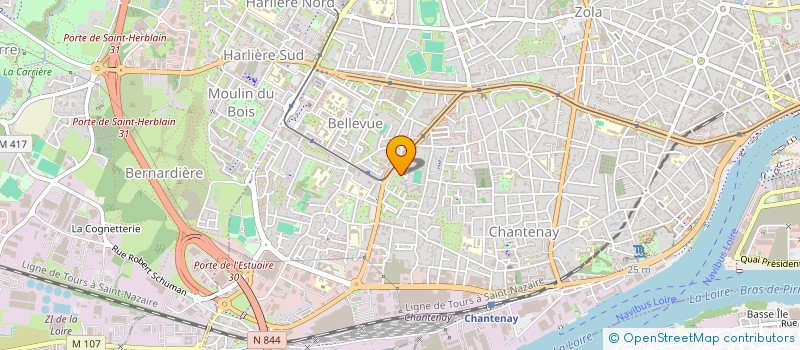 localisation de l'entreprise OSN TAXI  NANTES