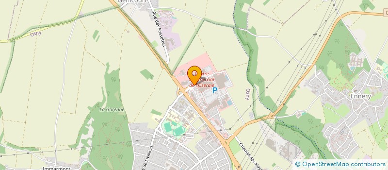 localisation de l'entreprise OSNY AUDIOPTIC à OSNY