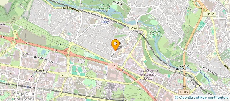 localisation de l'entreprise OSNY CLUB NAUTIQUE MUNICIPAL  OSNY