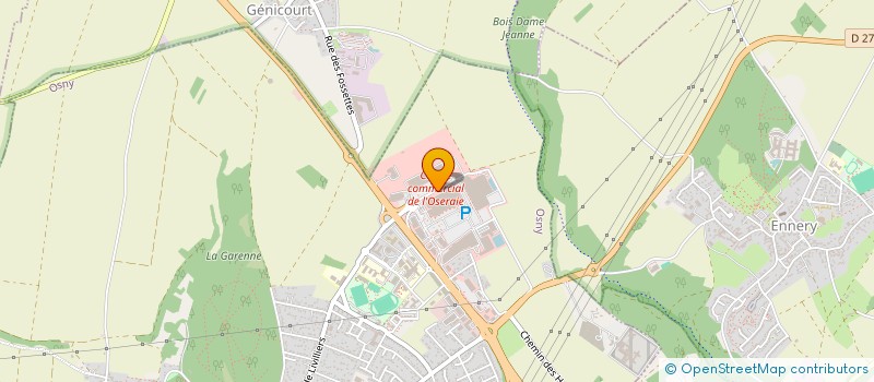 localisation de l'entreprise OSNY OPTIQUE à OSNY
