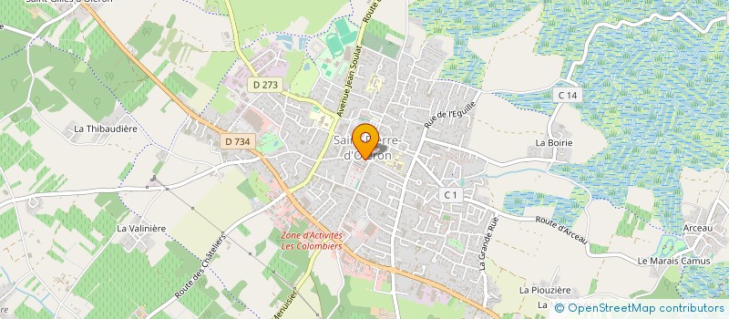 localisation de l'entreprise OSOFA  SAINT-PIERRE-D'OLERON