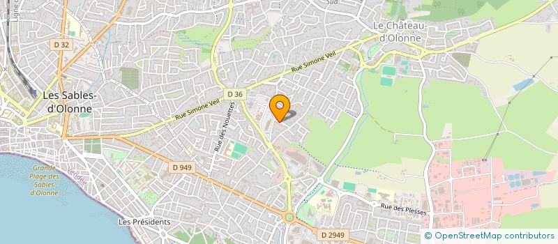 localisation de l'entreprise OSONS CHANGER à LES SABLES D'OLONNE