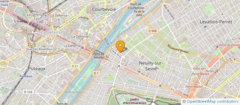 localisation de l'entreprise OSP à NEUILLY-SUR-SEINE