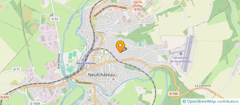 localisation de l'entreprise OSP  NEUFCHATEAU