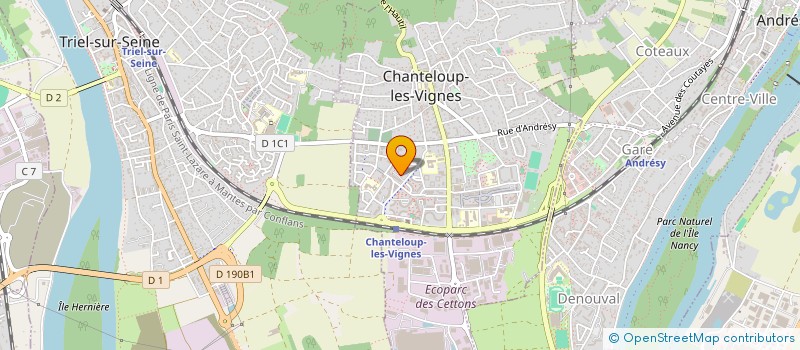 localisation de l'entreprise OSP-NET MULTISERVICES  CHANTELOUP-LES-VIGNES