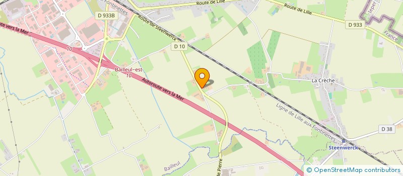 localisation de l'entreprise OSPARO BAILLEUL à BAILLEUL