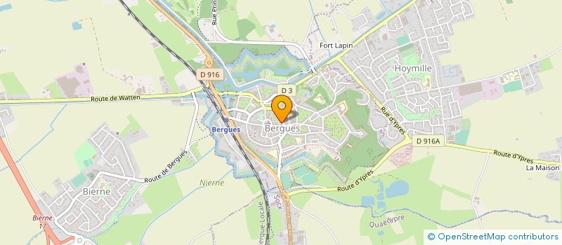 localisation de l'entreprise OSPARO BERGUES  QUAEDYPRE