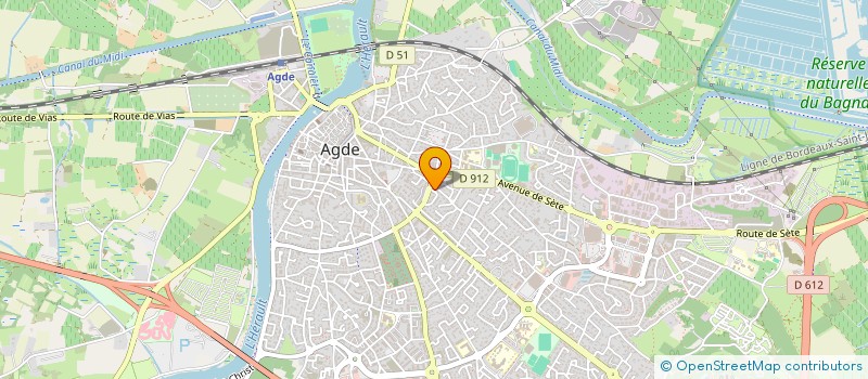 localisation de l'entreprise OSPP  AGDE