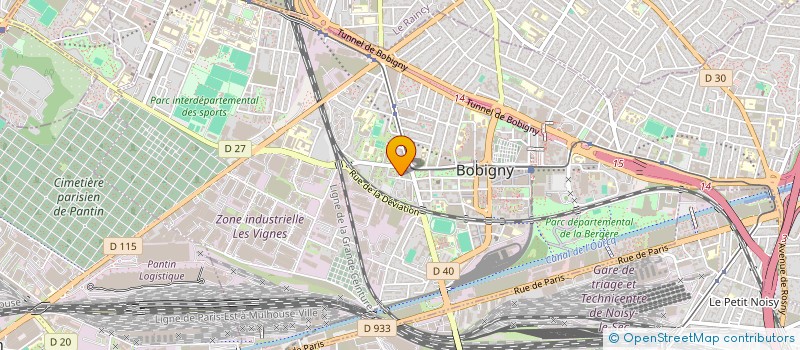 localisation de l'entreprise OSPRM  BOBIGNY