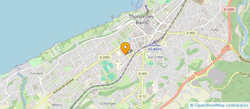 localisation de l'entreprise OSPV 1600K à THONON-LES-BAINS