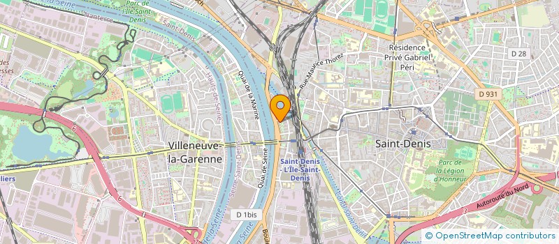 localisation de l'entreprise OSR à SAINT-DENIS