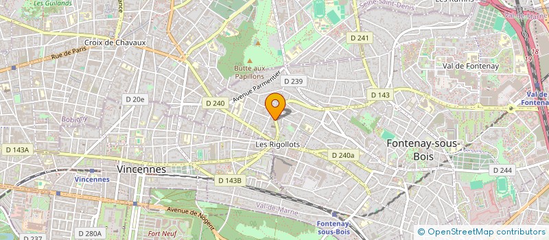 localisation de l'entreprise OSRECRUTEMENT à FONTENAY-SOUS-BOIS