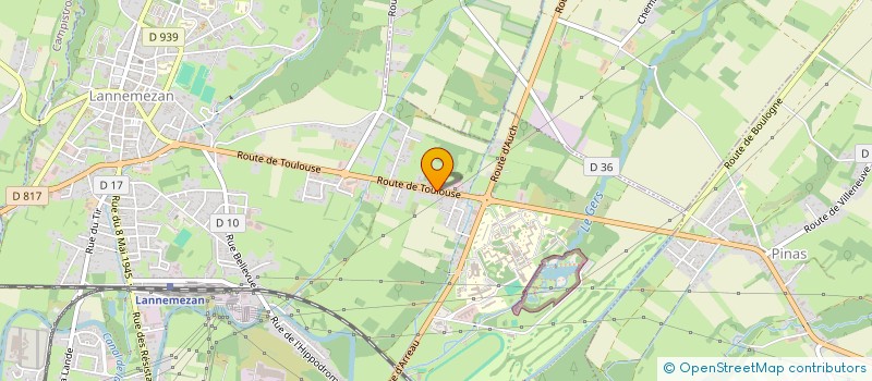 localisation de l'entreprise OSSABOIS DU PLATEAU à LANNEMEZAN