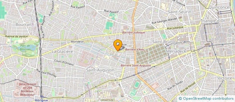 localisation de l'entreprise OSSACASA à BORDEAUX