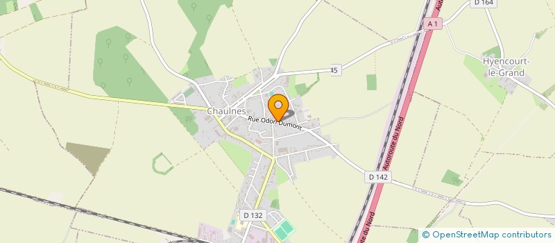 localisation de l'entreprise OSSART DOMICE  CHAULNES