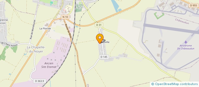localisation de l'entreprise OSSATURE PRODUCTION à CHATEAUDUN
