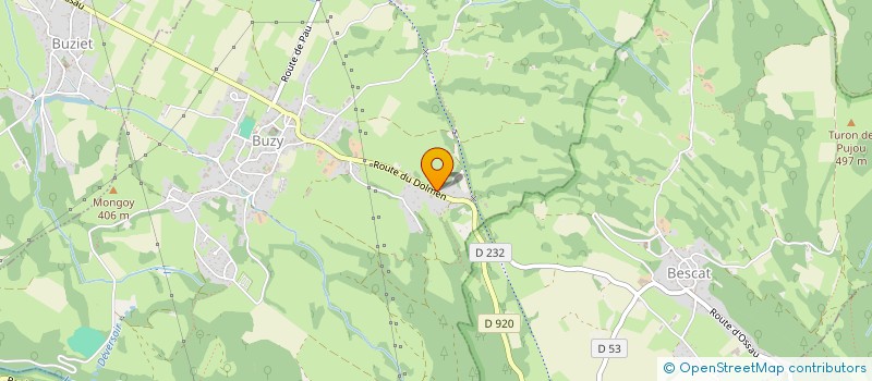 localisation de l'entreprise OSSAU  BUZY