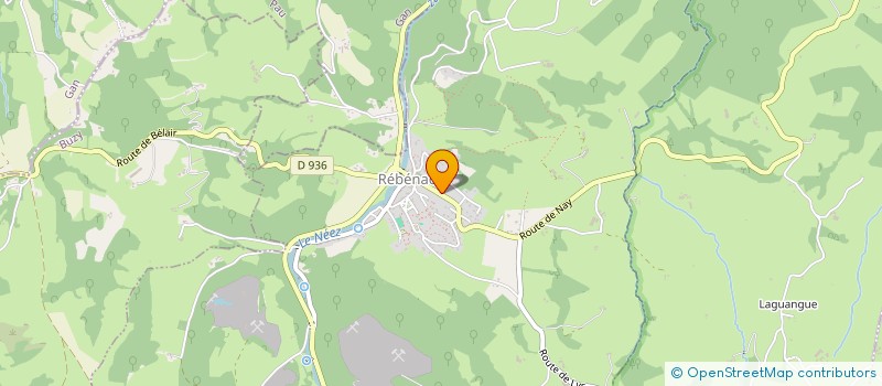 localisation de l'entreprise OSSAU AGENCEMENT  REBENACQ