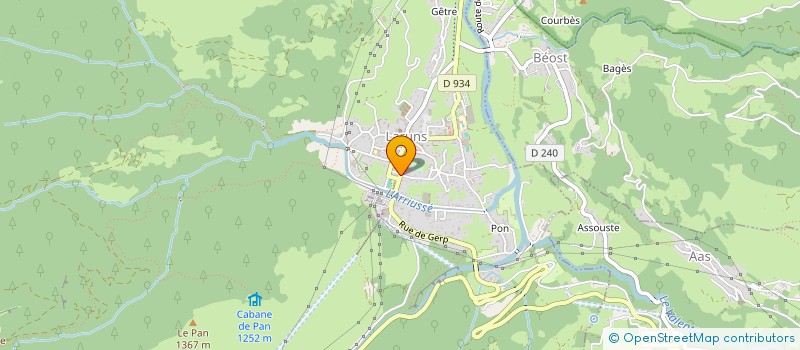 localisation de l'entreprise OSSAU EXPERTISE COMPTABLE  LARUNS