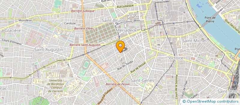 localisation de l'entreprise OSSBOR PARTICIPATION à BORDEAUX
