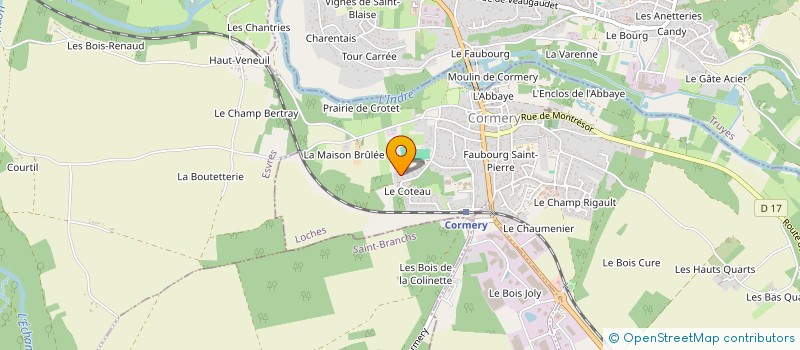 localisation de l'entreprise OSSE SERVICES  CORMERY