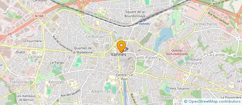 localisation de l'entreprise OSSEC à VANNES