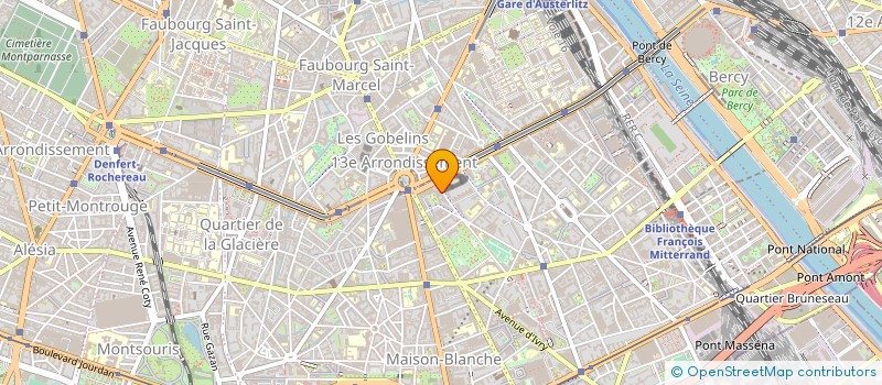 localisation de l'entreprise OSSEK à PARIS