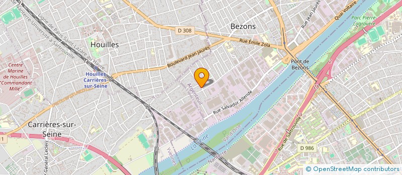 localisation de l'entreprise OSSO  BEZONS