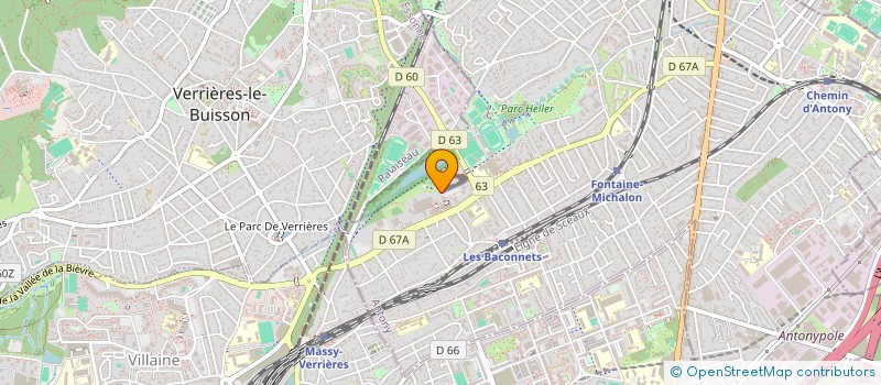 localisation de l'entreprise OSSOD à ANTONY