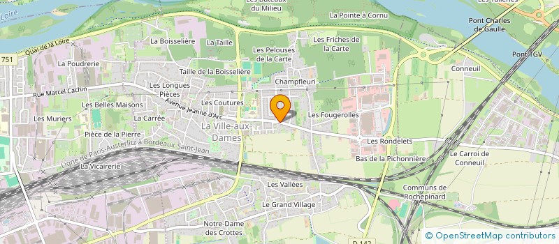 localisation de l'entreprise OSSY  LA VILLE-AUX-DAMES