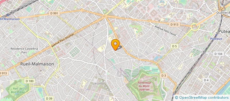 localisation de l'entreprise OST à NANTERRE