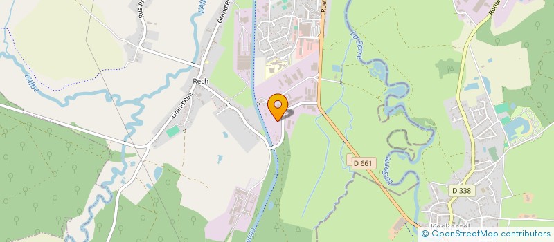 localisation de l'entreprise OSTAC  SARRALBE