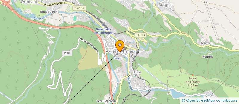 localisation de l'entreprise OSTAL à AX-LES-THERMES