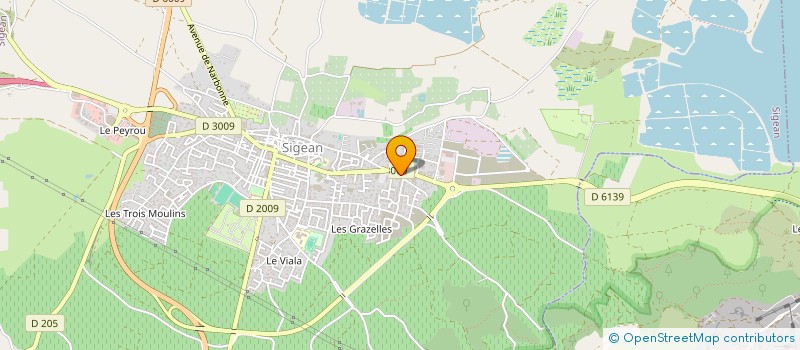 localisation de l'entreprise OSTAL à SIGEAN