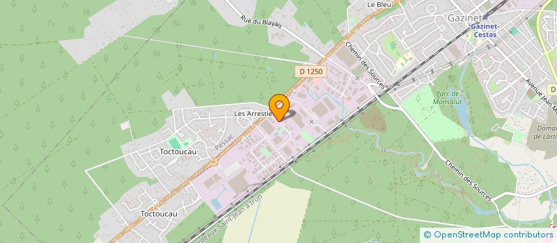 localisation de l'entreprise OSTAL DE COMPOSTELLE  CESTAS