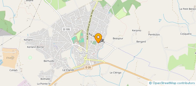 localisation de l'entreprise OSTALARI TRAITEUR  SURZUR