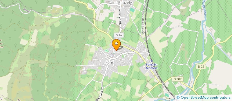 localisation de l'entreprise OSTALIER  FONS