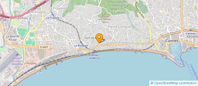 localisation de l'entreprise OSTARA à CANNES