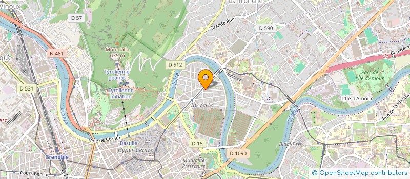 localisation de l'entreprise OSTARA HOMMAGES à GRENOBLE