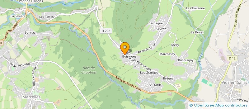 localisation de l'entreprise OSTARA MANAGEMENT  VIUZ-EN-SALLAZ