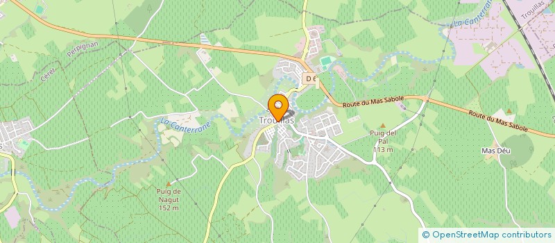 localisation de l'entreprise OSTAU & LLAR  TROUILLAS