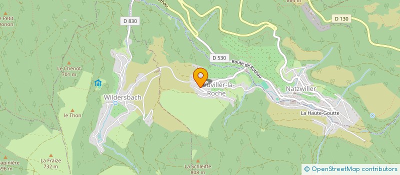 localisation de l'entreprise OSTEC BOIS  NEUVILLER-LA-ROCHE