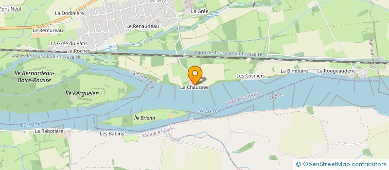 localisation de l'entreprise OSTENDE 44 à VAIR-SUR-LOIRE