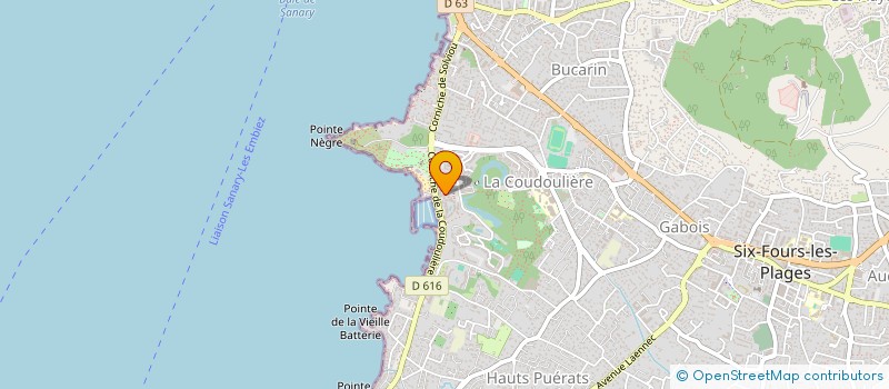 localisation de l'entreprise OSTEO-AVENIR à SIX-FOURS-LES-PLAGES